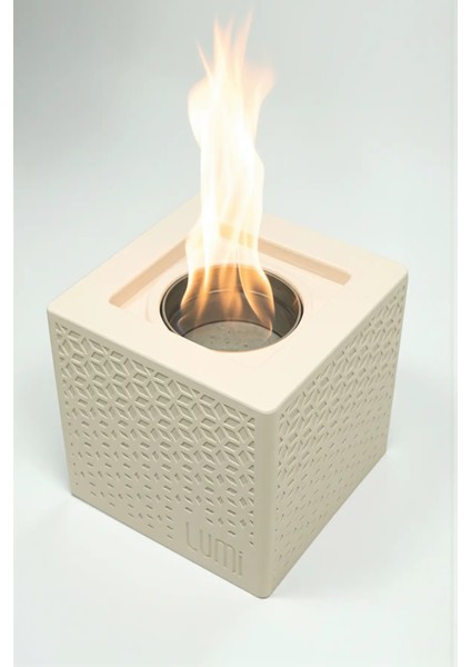 Lumi Orion No:1 – Masaüstü Bacasız Beton Şömine + 1 L Bioethanol Hediye modelleri