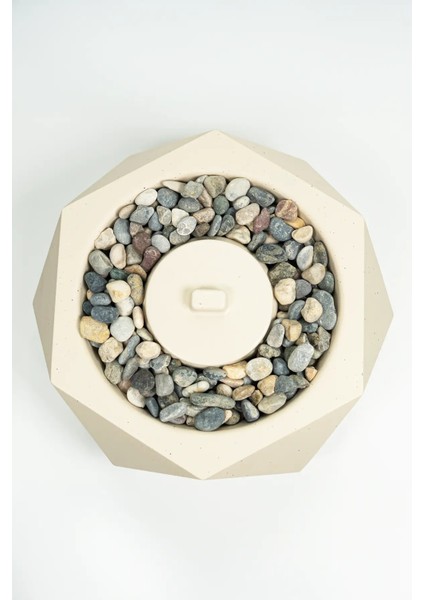 Lumi Ignis – Masaüstü Bacasız Beton Şömine + 1 L Bioethanol Hediye fırsatları