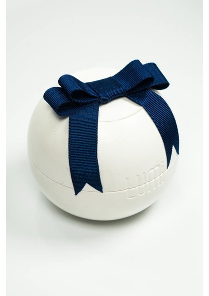 Lumi Frost – %100 Soya Wax Vegan Beton Mum (Beyaz Küre)