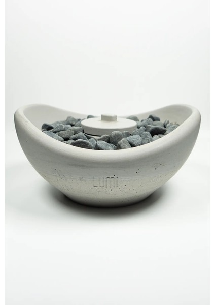 Lumi Vesta – Masaüstü Bacasız Beton Şömine + 1 L Bioethanol Hediye fiyatları