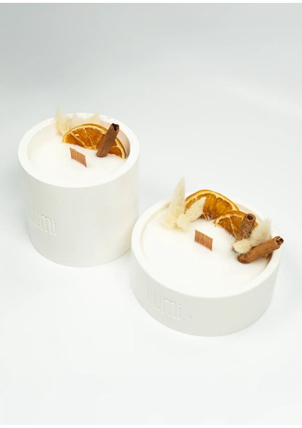 Lumi Harvest – %100 Soya Wax Vegan Beton Mum (Kurutulmuş Çiçek & Meyve) indirimleri