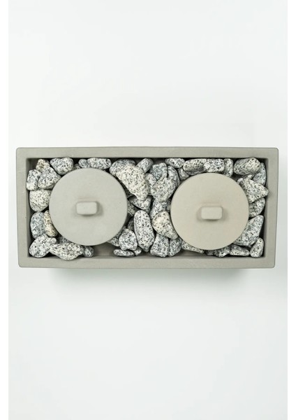 Lumi Astra No:2 – Masaüstü Bacasız Beton Şömine + 1 L Bioethanol Hediye fırsatları