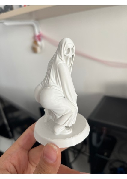 3D Masa - Kitaplık - Gamer Dekorasyonu Ghost Azrail Kitaplık Figürü 9 cm fırsatları