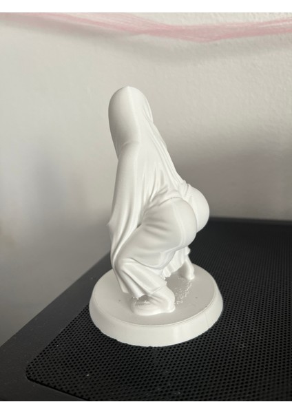 3D Masa - Kitaplık - Gamer Dekorasyonu Ghost Azrail Kitaplık Figürü 9 cm