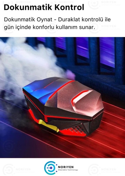 K98 Pro Oyuncu Hd Ses Mikrofonlu Işıklı Metal Kasa Ios Android Uyumlu Bluetooth Kablosuz Kulaklık indirimleri