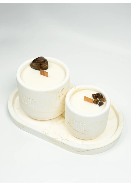 Lumi Smoke – %100 Soya Wax Vegan Beton Mum (Dumanlı Kuvars) fiyatları