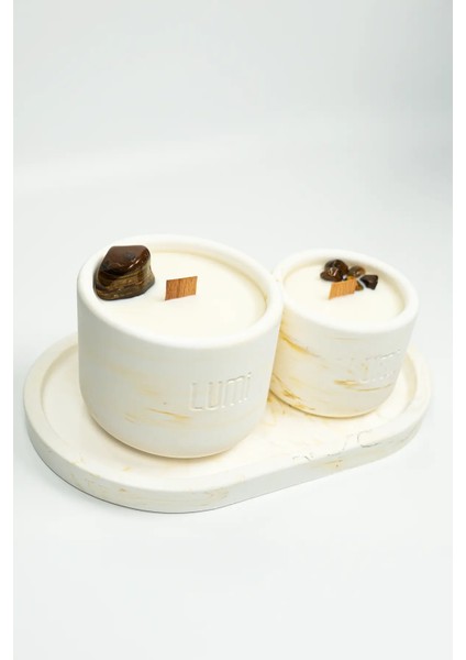 Lumi Smoke – %100 Soya Wax Vegan Beton Mum (Dumanlı Kuvars) indirimleri