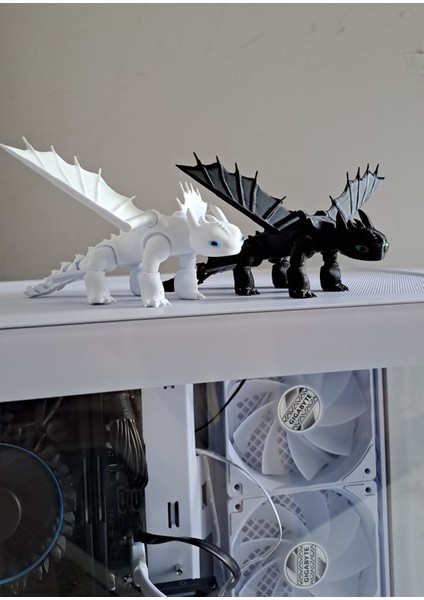 Ejderhanı Nasıl Egitirsin? Çiftli Gecenin Öfkesi & Dişsiz Siyah Ejderha 16 cm fiyatları