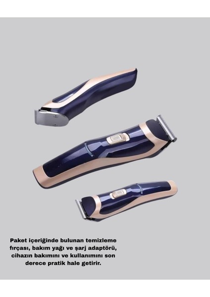 Profesyonel Şarjlı Saç ve Sakal Kesme Makinesi – Unisex, 12 mm Ayarlanabilir Başlık fırsatları