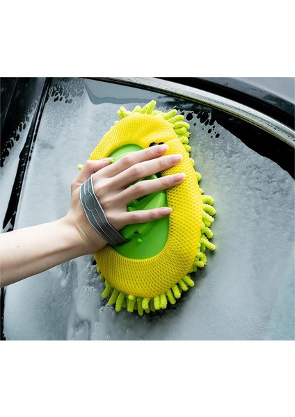 Araba Yıkama Mop Mikrofiber Bezli Teleskopik Saplı +1 Yedek Bez Hediyeli Yeşilrenk indirimleri
