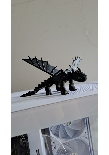 3D Ejderhanı Nasıl Egitirsin? Dişsiz Masa Dekor Torpido Süsü Hareketli Figür modelleri