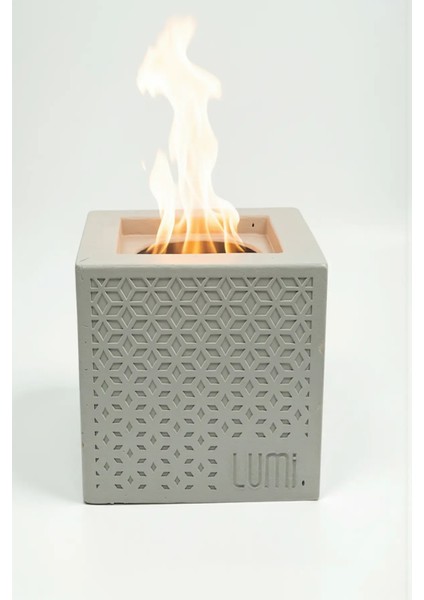 Lumi Orion No:2 – Masaüstü Bacasız Beton Şömine + 1 L Bioethanol Hediye fiyatları