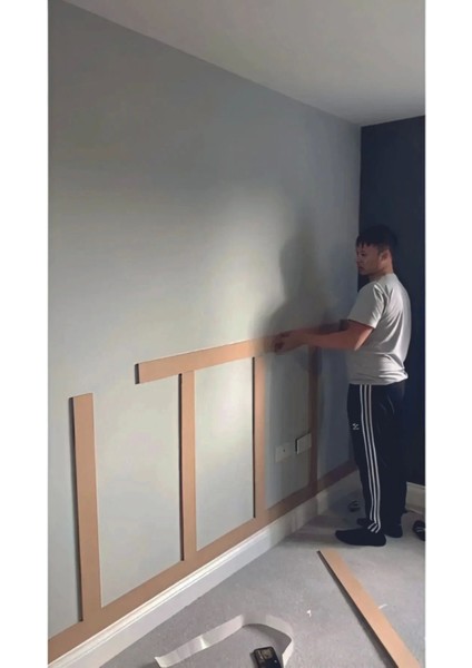 Iskandinav Duvar Çıtası (Kalınlık 4mm) 1 Paket 5 Adet 100X8CM | Boyanabilir Duvar Çıtası | Lambri fiyatları