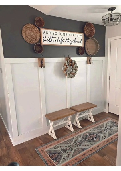 Iskandinav Duvar Çıtası (Kalınlık 4mm) 1 Paket 5 Adet 100X8CM | Boyanabilir Duvar Çıtası | Lambri fırsatları