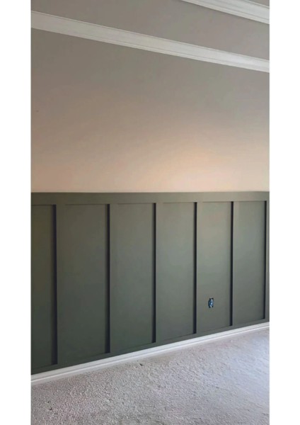 Iskandinav Duvar Çıtası (Kalınlık 4mm) 1 Paket 5 Adet 100X8CM | Boyanabilir Duvar Çıtası | Lambri