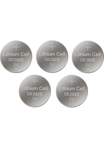 Yuma CR2032 Süper Lityum 3V 5’li Kart Düğme Pil