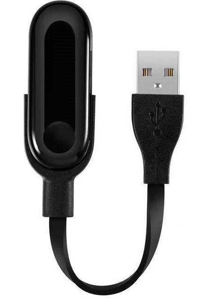 Siyah Xiaomi Mi Band 2 USB Şarj Kablosu