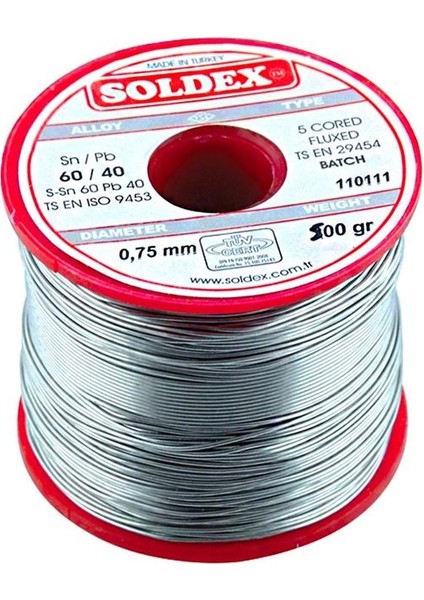 500 gr Lehim 0,75 mm Soldex