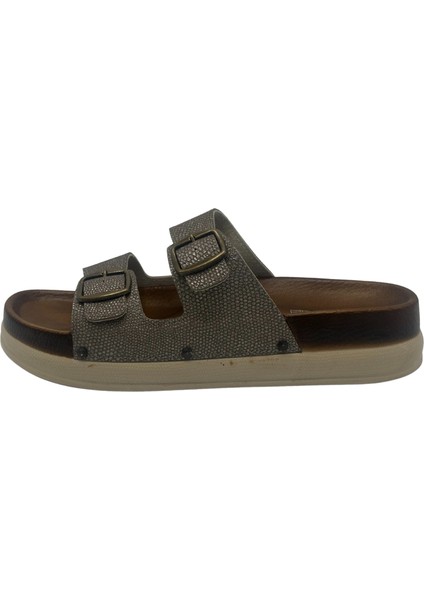 Çift Tokalı Suya Dayanıklı Ortopedik Kadın Terlik modelleri