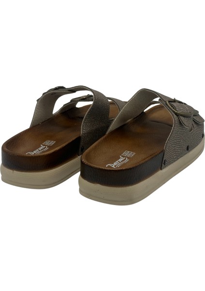 Çift Tokalı Suya Dayanıklı Ortopedik Kadın Terlik fırsatları