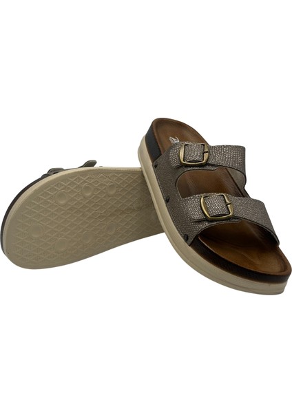 Çift Tokalı Suya Dayanıklı Ortopedik Kadın Terlik indirimleri