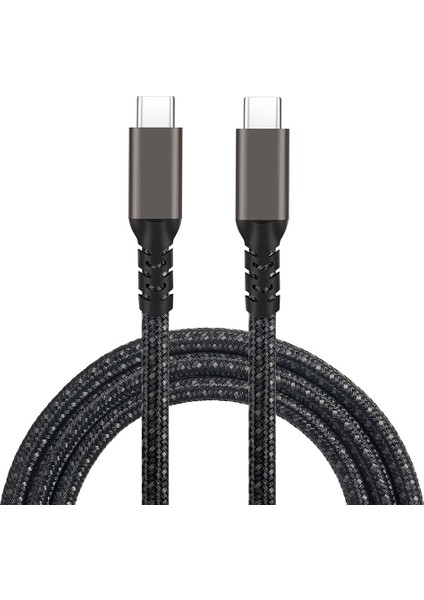 Siyah 2.jenerasyon Type-C To Type-C Usb3.2 Pd Data Kablosu 100W 20GBPS 4K@60Hz 3 Metre fiyatları