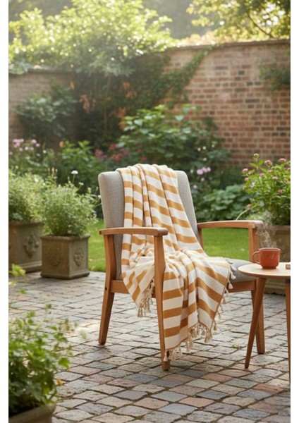 Karamel Doğal Pamuk, Yumuşak Battal Boy Pike, Koltuk Örtüsü, Çok Amaçlı Örtü 240X260 Cm. modelleri