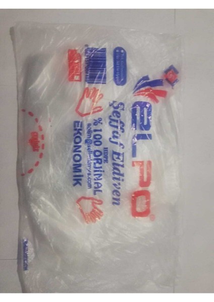 Şefaf Eldiven 100 Lü