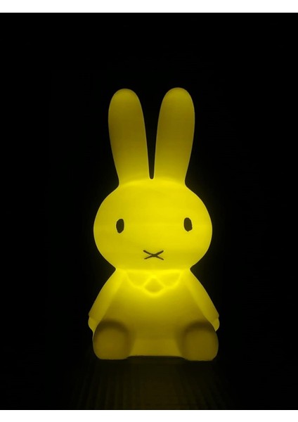 Miffy Tavşan Gece Lambası Orta Boy 18 cm Gün Işığı Pilli modelleri