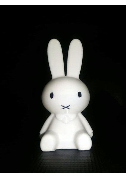 Miffy Tavşan Gece Lambası Orta Boy 18 cm Gün Işığı Pilli