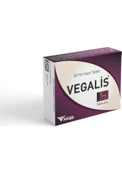 Vegalis 5mg*28 Tablet Güç&performans&geciktirme