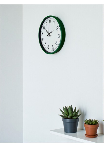 Zentime 36 cm Yeşil Dekoratif Duvar Saati modelleri