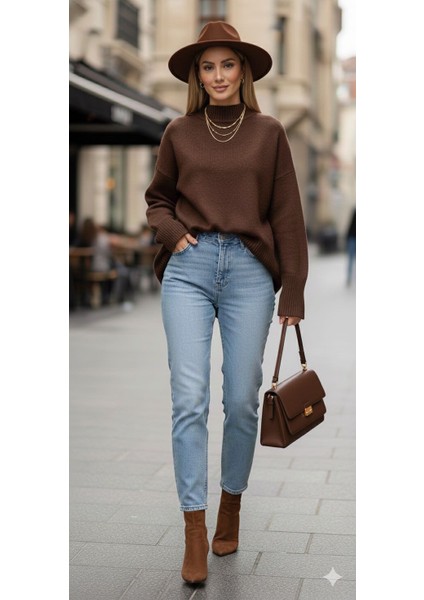 Oversize Kadın Kazak