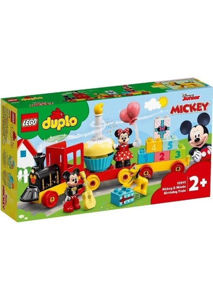 10941 Lego® Duplo® Mickey ve Minnie Doğum Günü Treni / 22 Parça /+2 Yaş modelleri