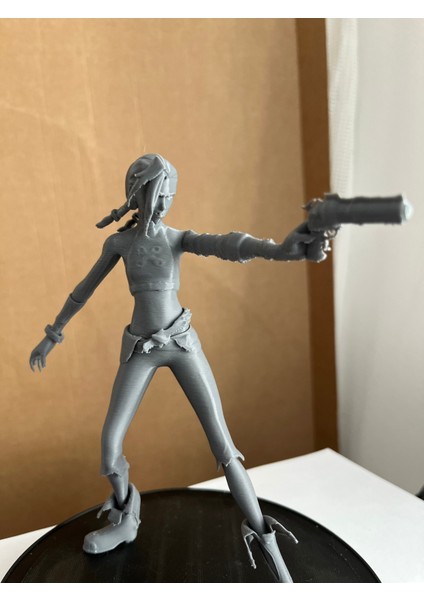 Lol 20 cm Jinx Anime Figürü 3D Baskı Leauge Of Legends Oyun Arcane