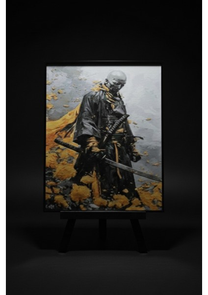 Wise Samurai Kabartmalı Tablo