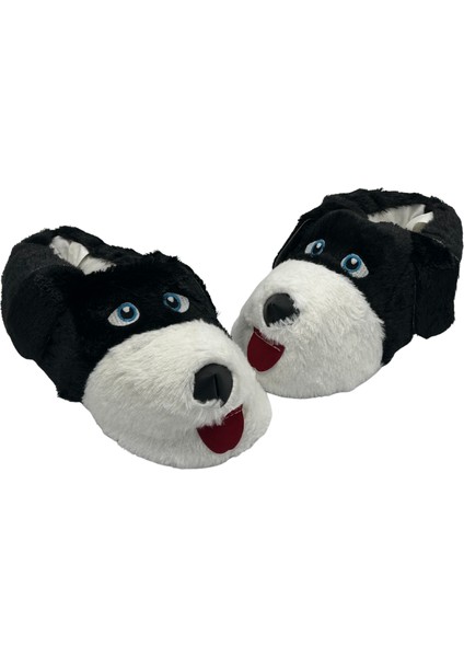 Unisex Ev Pandufu Köpek Figürlü Peluş Panduf Ev Pandufu Köpekli Panduf fırsatları