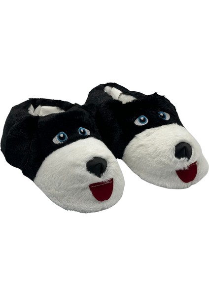 Unisex Ev Pandufu Köpek Figürlü Peluş Panduf Ev Pandufu Köpekli Panduf indirimleri