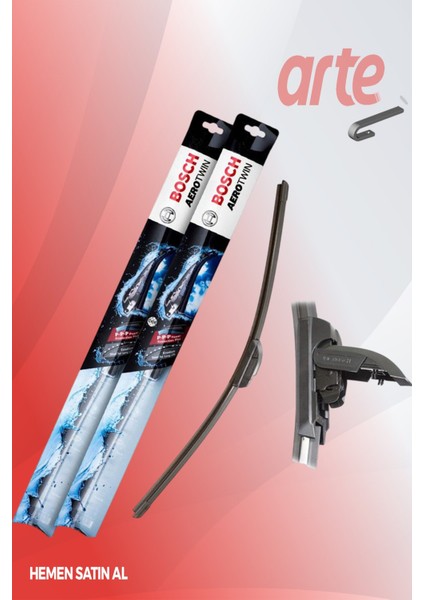 Toyota Verso 2021–2026 Uyumlu | Bosch Aerotwin Serisi Ön Silecek Takımı | 2'li Set | fırsatları