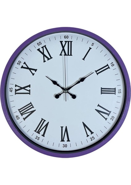 Zentime 36 cm Mor Dekoratif Duvar Saati fiyatları