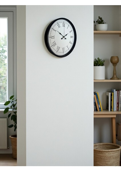 Zentime 36 cm Siyah Dekoratif Duvar Saati fırsatları