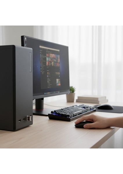 Buffer® Siyah Renkli Ergonomik Sessiz Kablosuz Mouse – USB Alıcılı, Ofis ve Oyun Için Konfor fiyatları