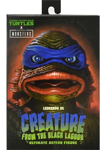 Evrensel Canavarlar/teenage Mutant Ninja Turtles - 7" Ölçekli Aksiyon Figürü -Yaratık Olarak Leonardo fiyatları