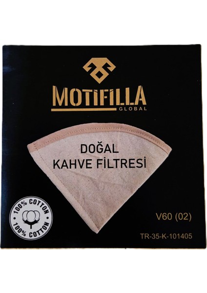 V60 -02 Bez Kahve Filtresi %100 Doğal