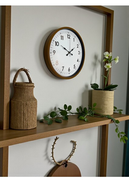 Zentime 36 cm Kahverengi Dekoratif Duvar Saati modelleri