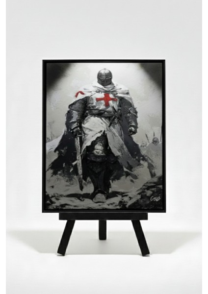 Templar Knight Kabartmalı Tablo modelleri