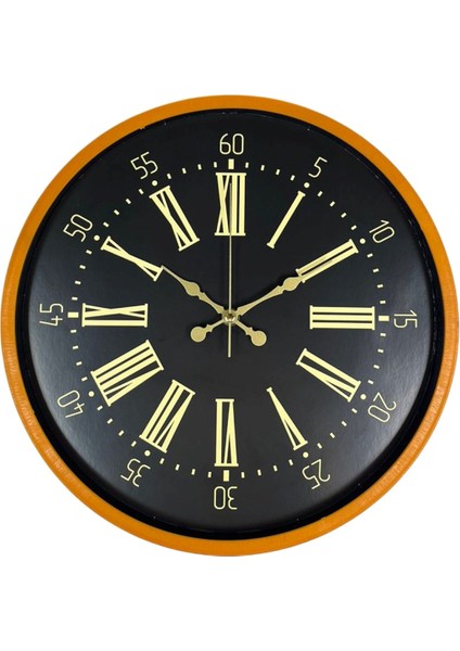 Zentime 36 cm Turuncu Dekoratif Duvar Saati fiyatları