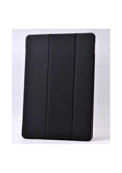 Galaxy Tab 3 Lite 7.0 T110 Uyumlu Akre Smart Cover Standlı 1-1 Kılıf-Siyah