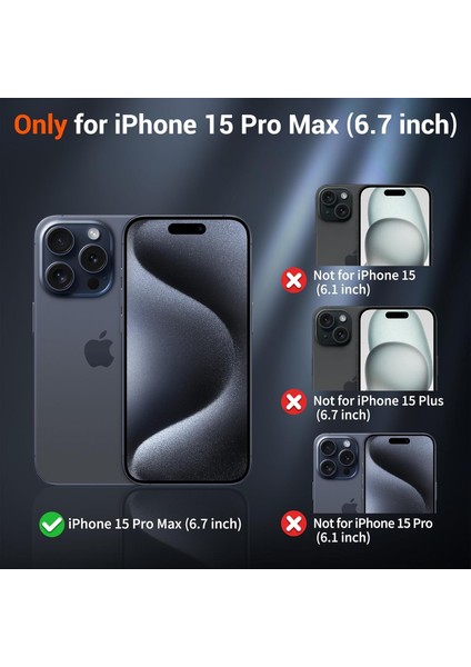 Apple iPhone 15 Pro Max Kılıf Magsafe Wireless Şarj Özellikli Karbonfiber Desenli Kapak