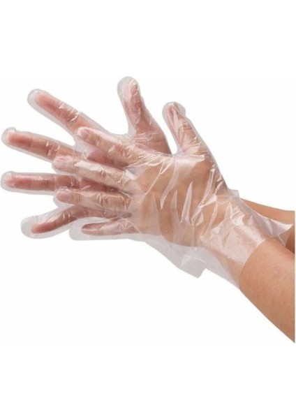 Şeffaf Poşet Eldiven 100'LÜ * 3 Paket (300 Adet) Tek Kullanımlık fiyatları